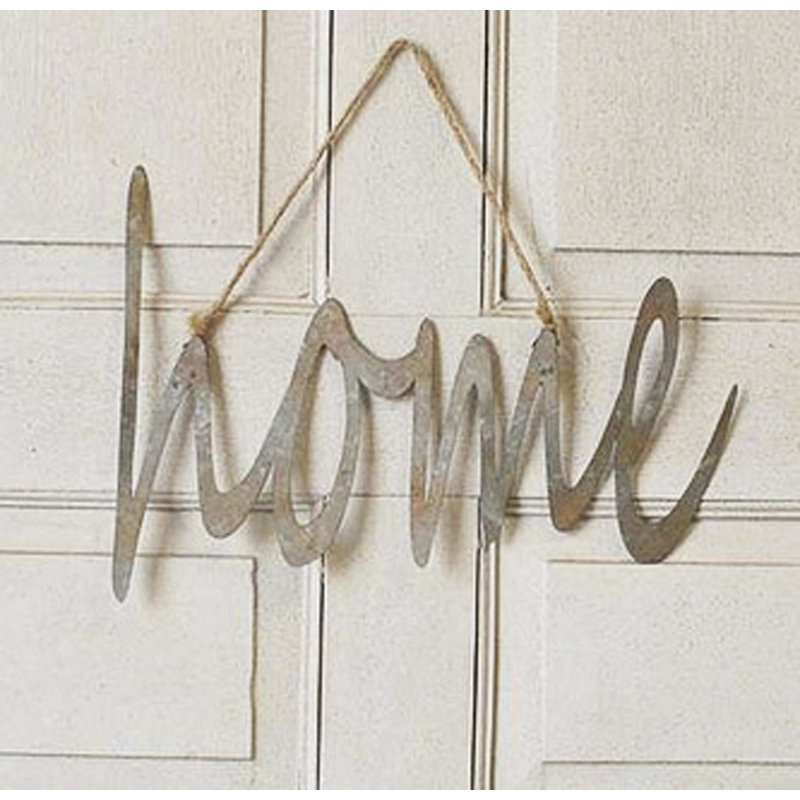 Gracie Oaks Hanging Word Home Wall Décor Wayfair